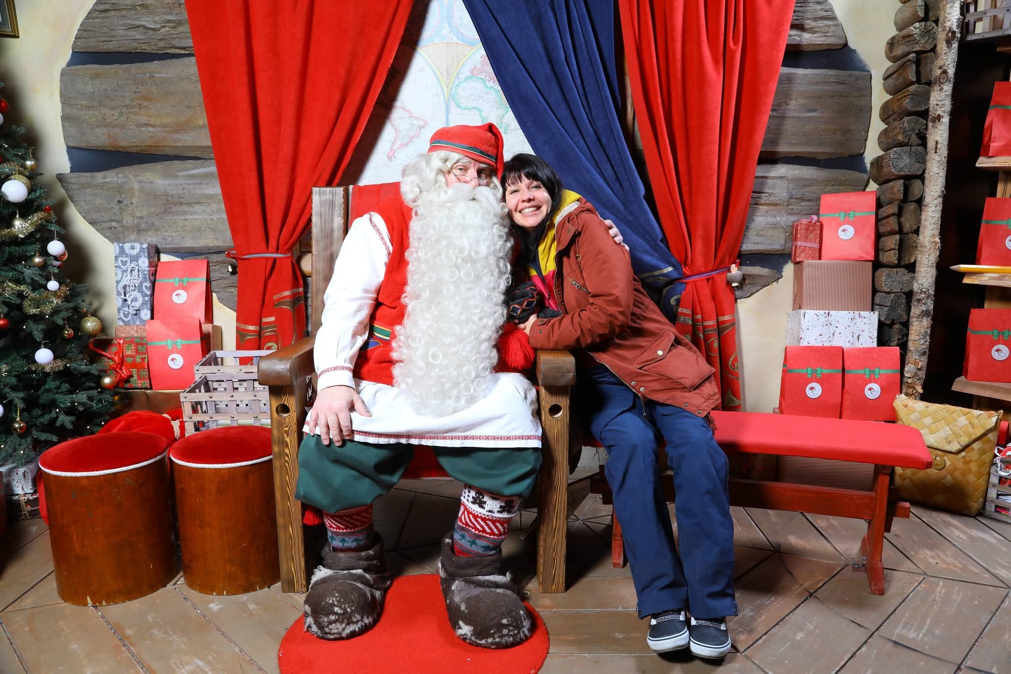 Père Noël à Rovaniemi