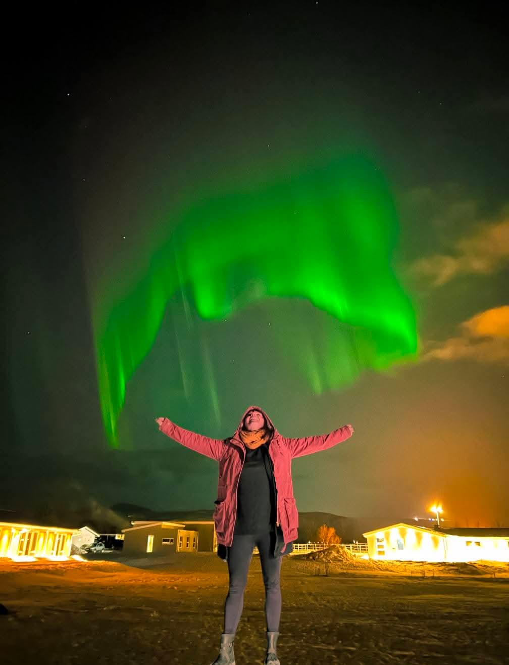 Aurores boréales, Islande