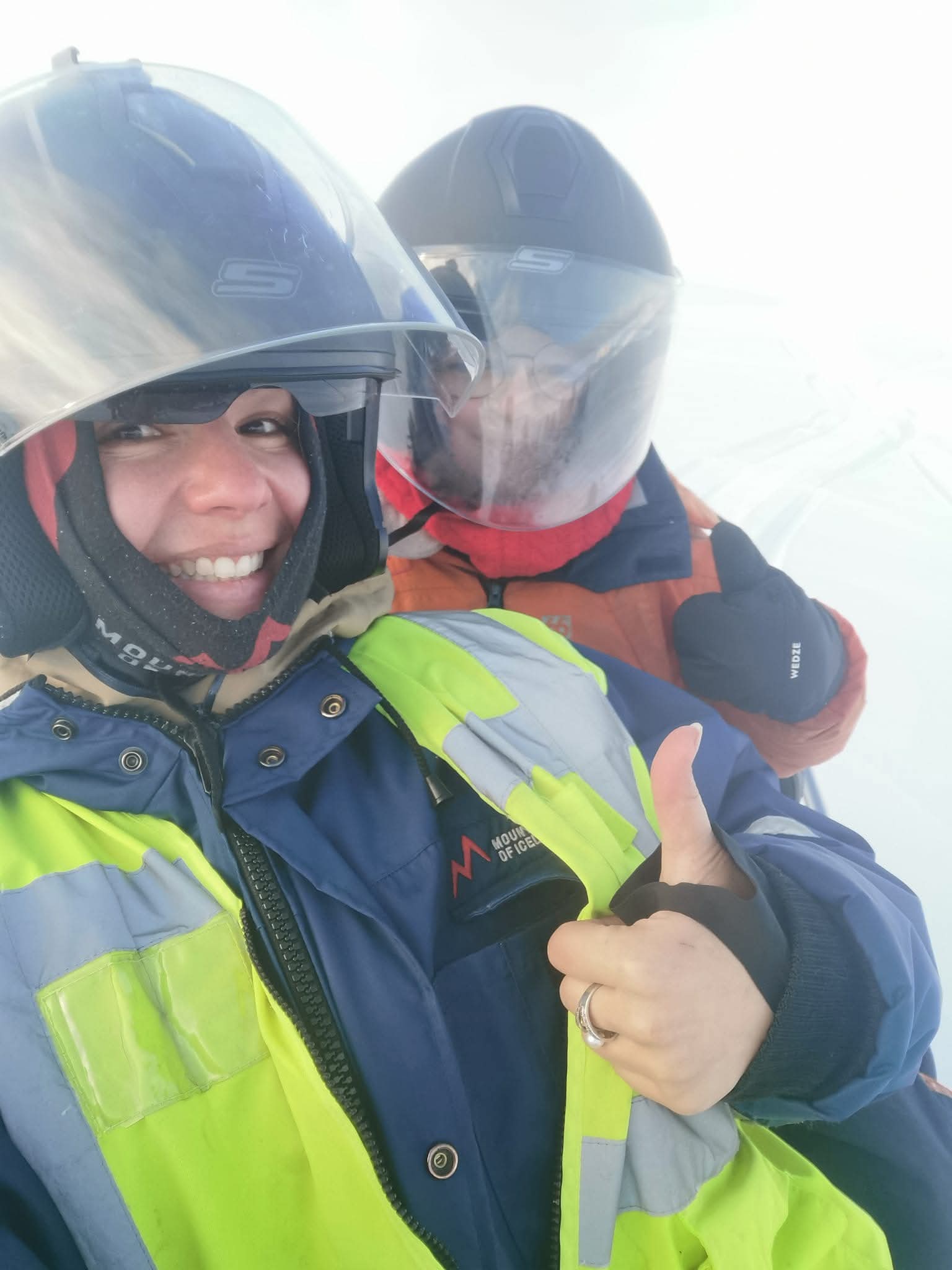 Motoneige en Islande